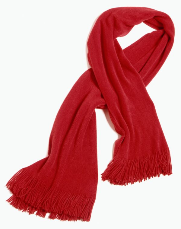 bold color block scarf fashion